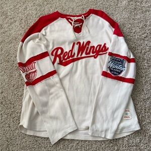 Vintage 2014 Winter Classic CCM PRO OK’d Red Wings Sweatshirt Jersey size L